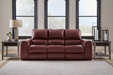 Prime Furniture - Ashley Furniture - Alessandro Living Room - PWR REC Loveseat/CON/ADJ HDRST / Walnut - U2550218